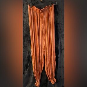 VERSONA Burnt Orange/Brown Boho pants Size Medium.